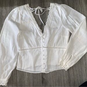 Abercrombie & Fitch Long Sleeve Blouse